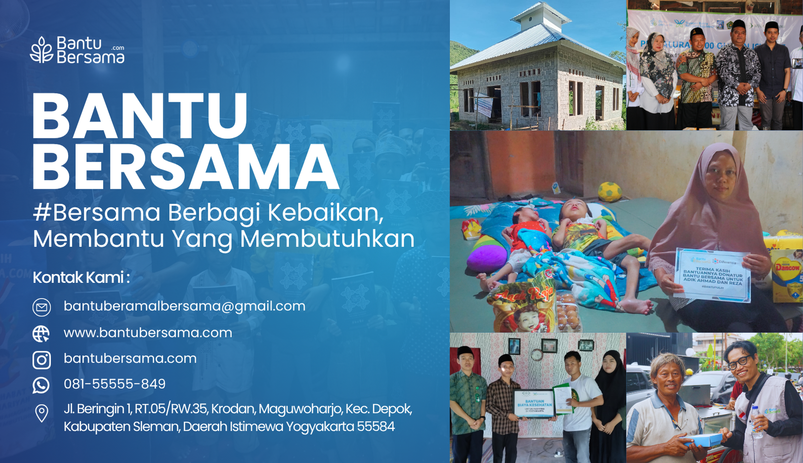 Tim Bantu Bersama sedang beraktivitas