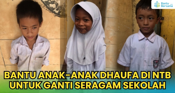 Bantu Adik-Adik Dhuafa Di Pelosok Dapatkan Seragam Layak