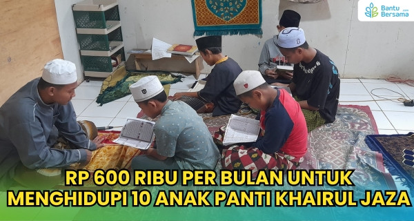 Dukung Perbaikan Rumah Belajar Anak-Anak Khairol Jaza