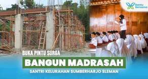 Buka Pintu Surga, Bangun Madrasah Santri Kelurahan Sumberejo Sleman