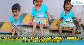 Kaki Nurwiah Tak Lagi Kuat Menopang Tubuhnya, Bantu Ia Kembali Berdiri