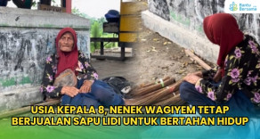 Nenek Wagiyem Tetap Berjualan Sapu Lidi Untuk Bertahan Hidup Di Usia 80