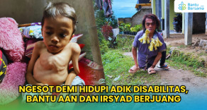 Ngesot Demi Hidupi Adik Disabilitas, Bantu Aan Dan Irsyad Berjuang