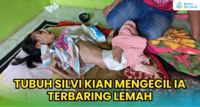 Tubuh Kian Mengecil, Silvi Terbaring Lemah