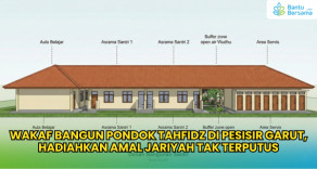 Wakaf Bangun Pondok Tahfidz Di Pesisir Garut, Hadiahkan Amal Jariyah Tak Terputus